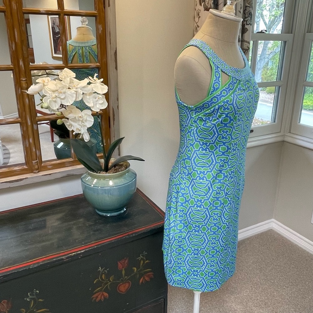 Gretchen Scott Isosceles Rio Gio Kelly/Blue Dress - Picture 9 of 11